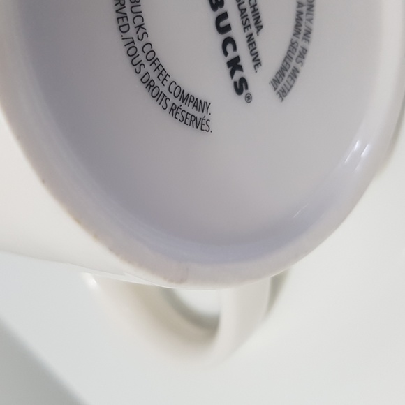 Starbucks 2012 Christmas Gold Balls Coffee Mug New Bone China - Picture 13 of 13